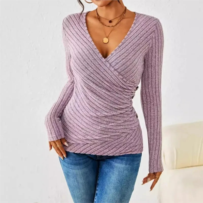 Tehiri | Elegant Tummy Tucking Long Sleeve Top