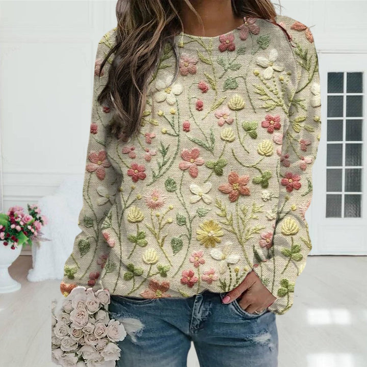 Aemilia™ | Floral Women's Sweater