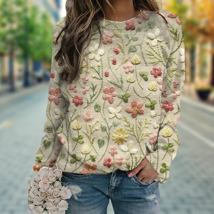 Aemilia™ | Floral Women's Sweater