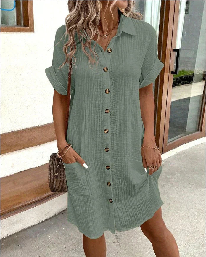 Cora™ | Relaxed Fit Polo Dress