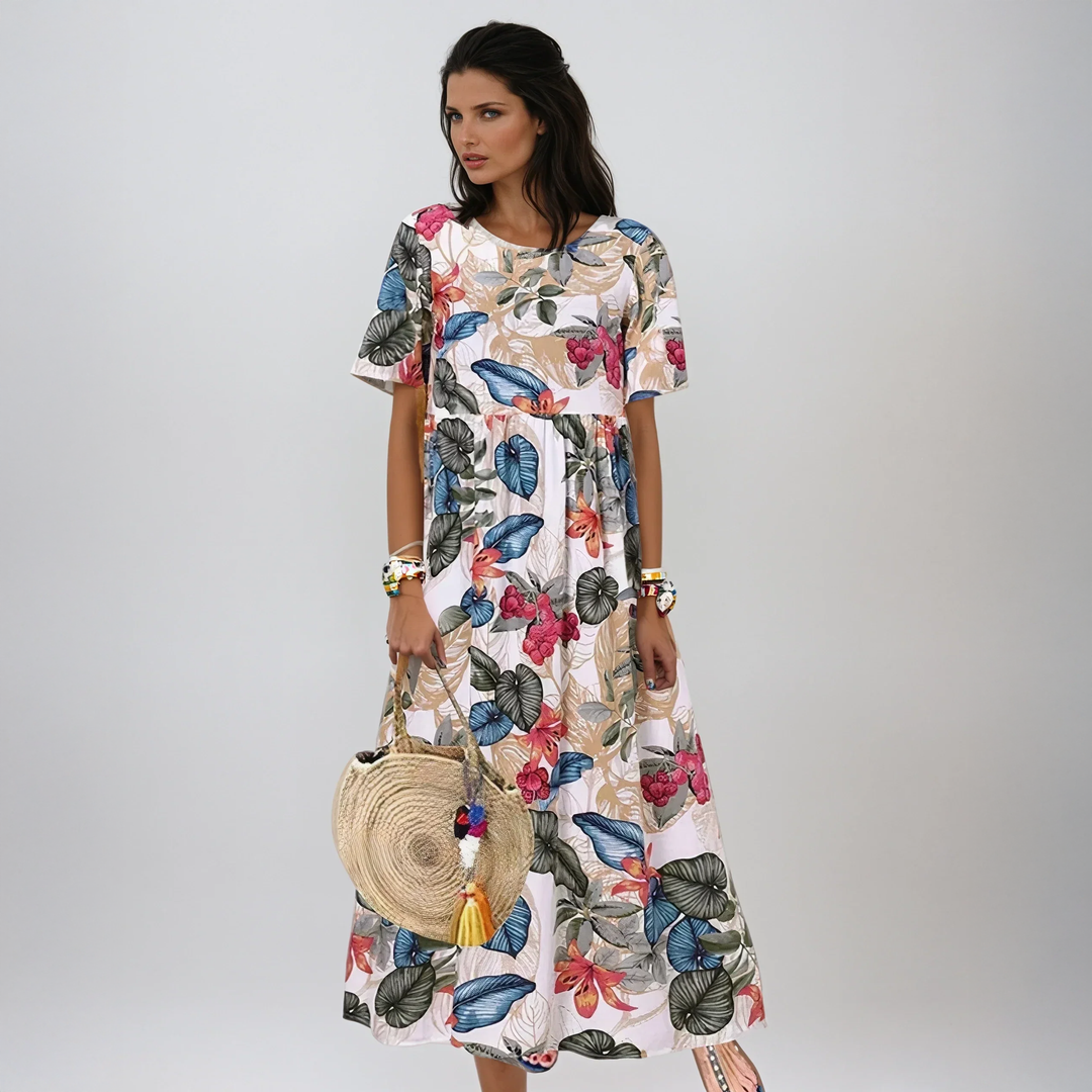 Kiri | Graceful Summer Bloom Dress