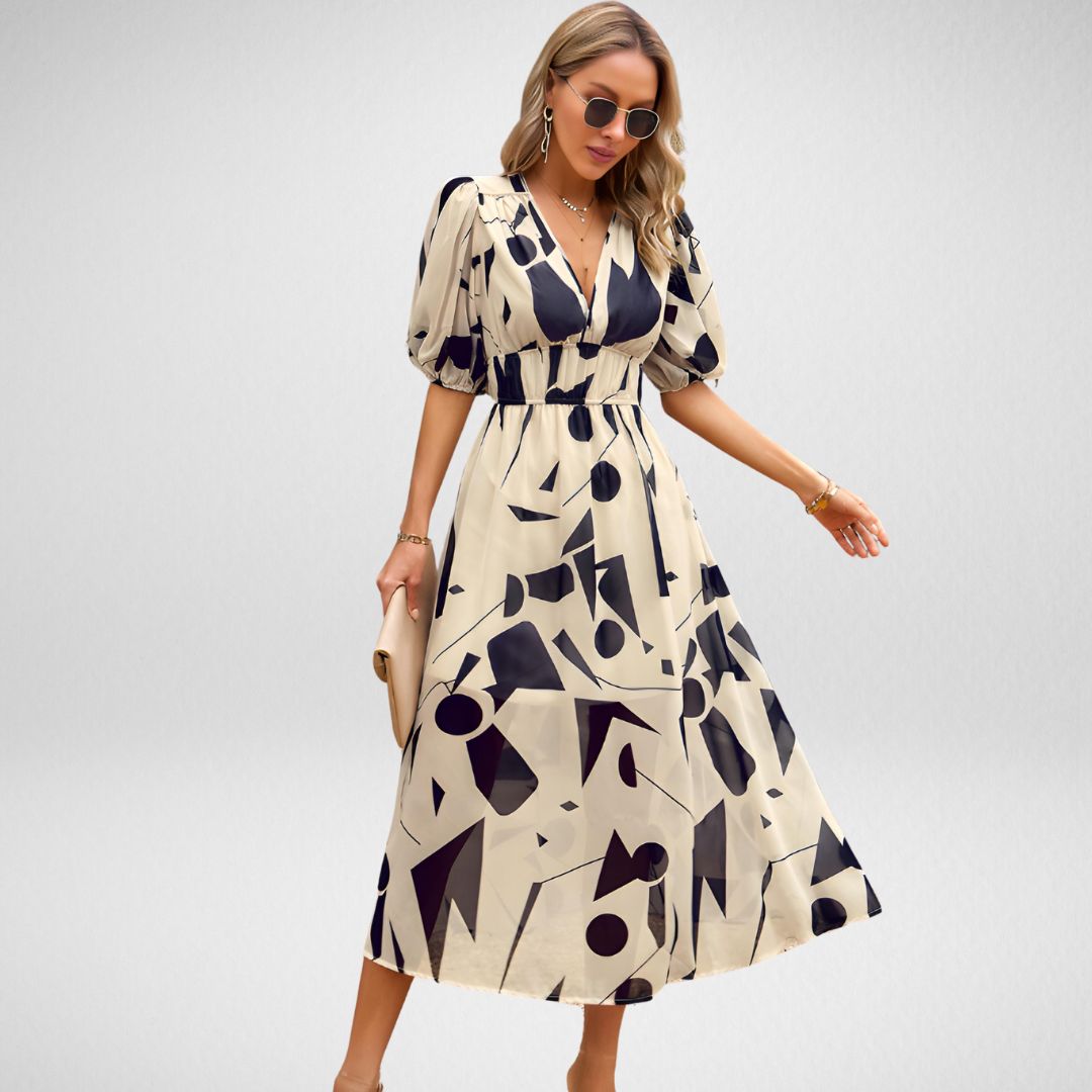 Alina | Charming V-Neck Dress