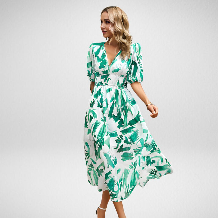 Alina | Charming V-Neck Dress