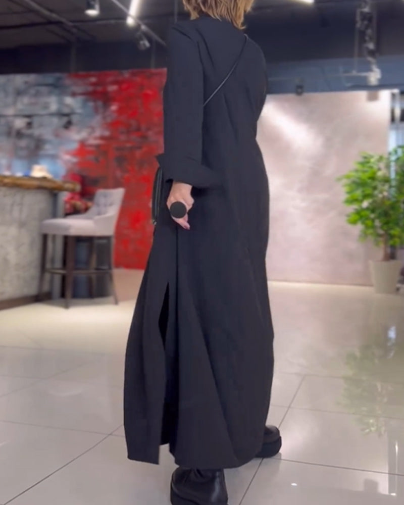 Evie | Retro Vibe Loose Fit Maxi Dress