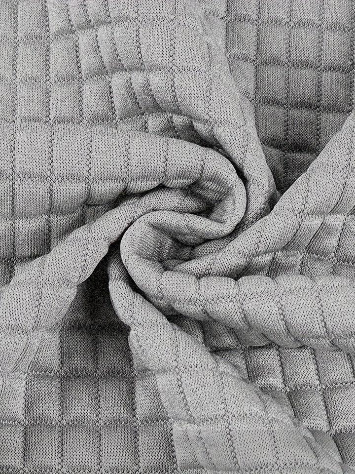 Maika | Textured Full-Zip Sweatshirt Hoodie