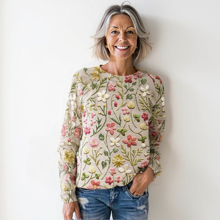 Aemilia™ | Floral Women's Sweater