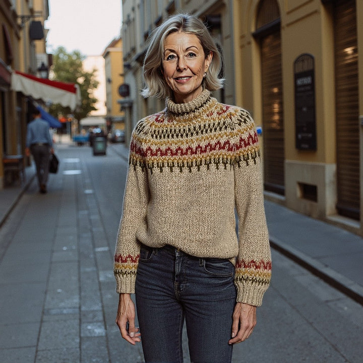 Araciel™ | Casual Women's Nordic Knit Sweater