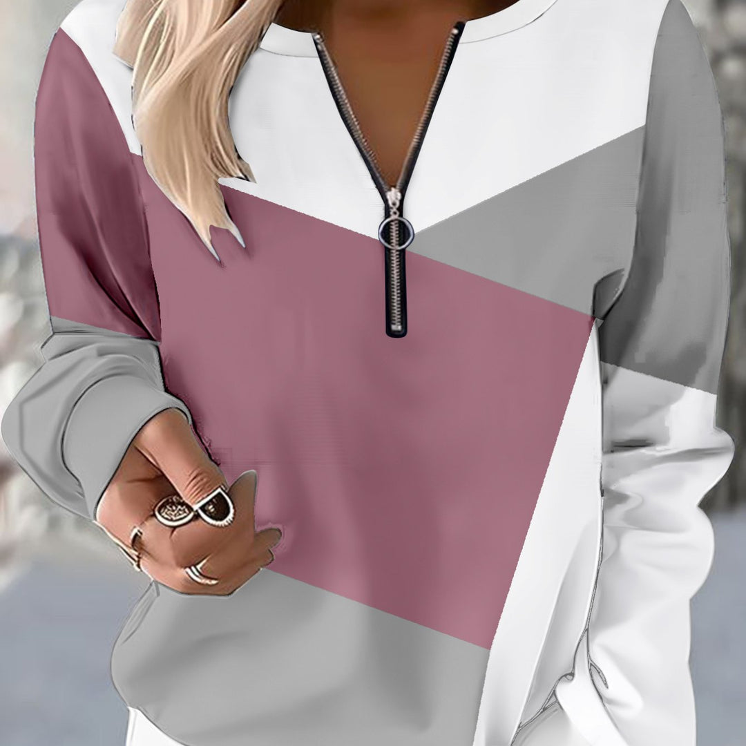 Naelia | Casual Zip Sweatshirt