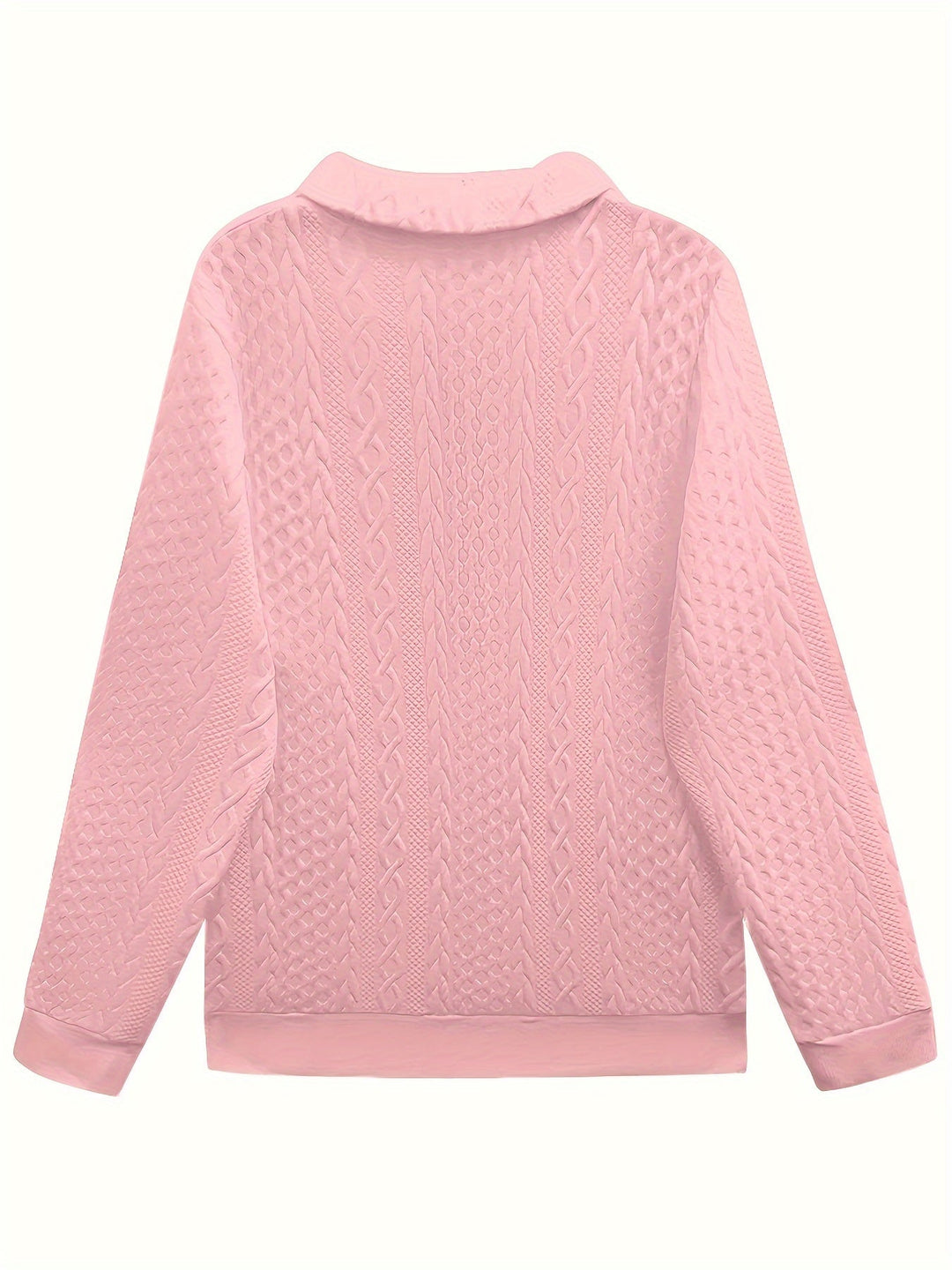 Diane | Chic Long Sleeve Zip Sweatshirt