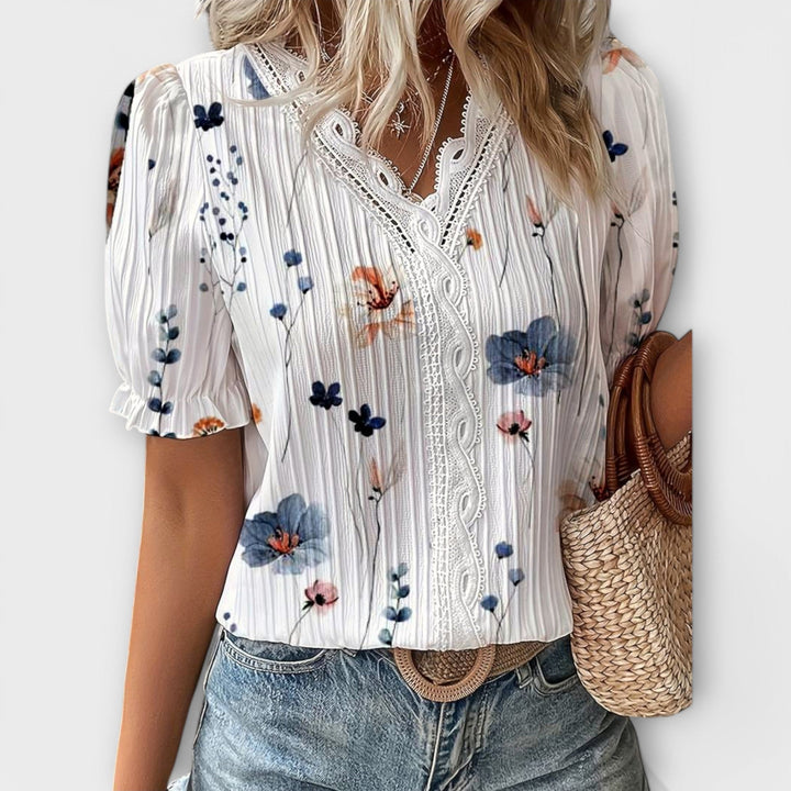 Emily | Fashionable Blouse with V-Neck