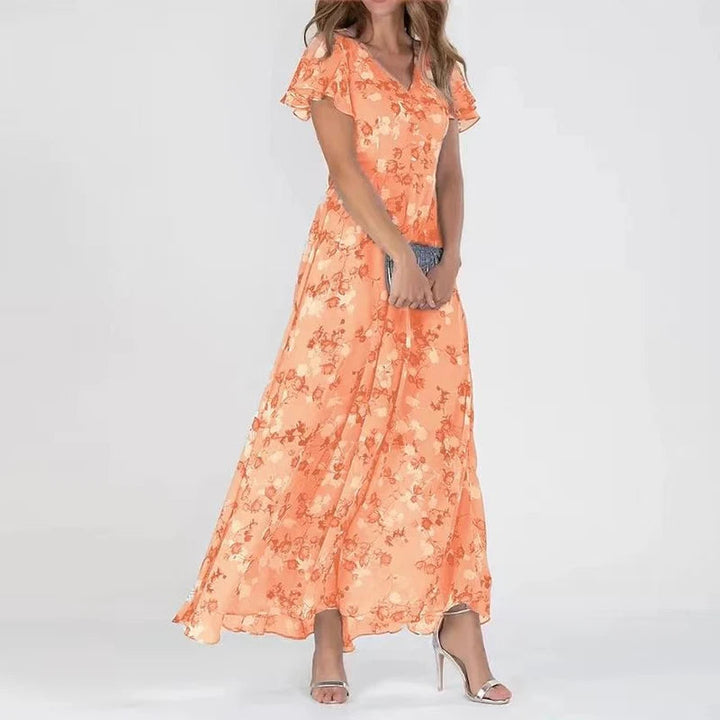 Ellis | Elegant Tummy-Covering Maxi Dress