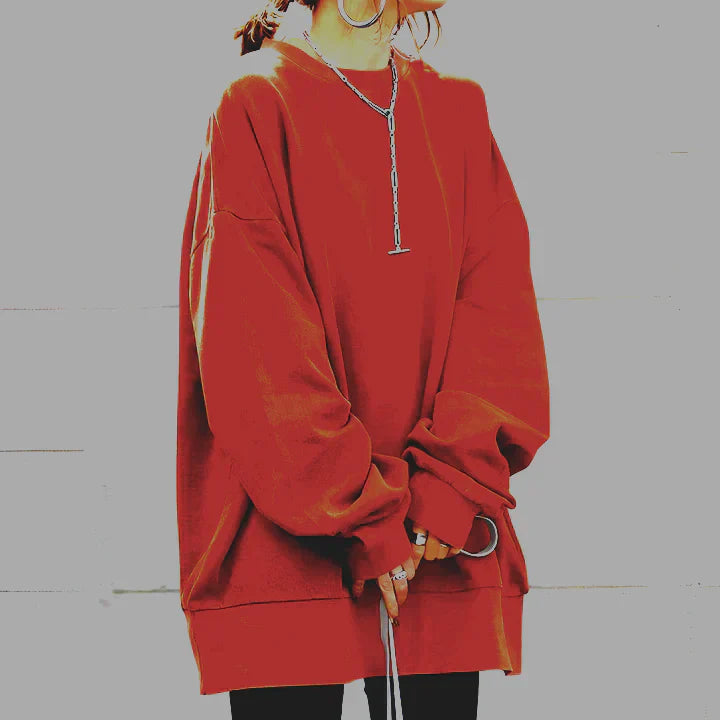 Makani | Oversized Round Neck Sweatshirt