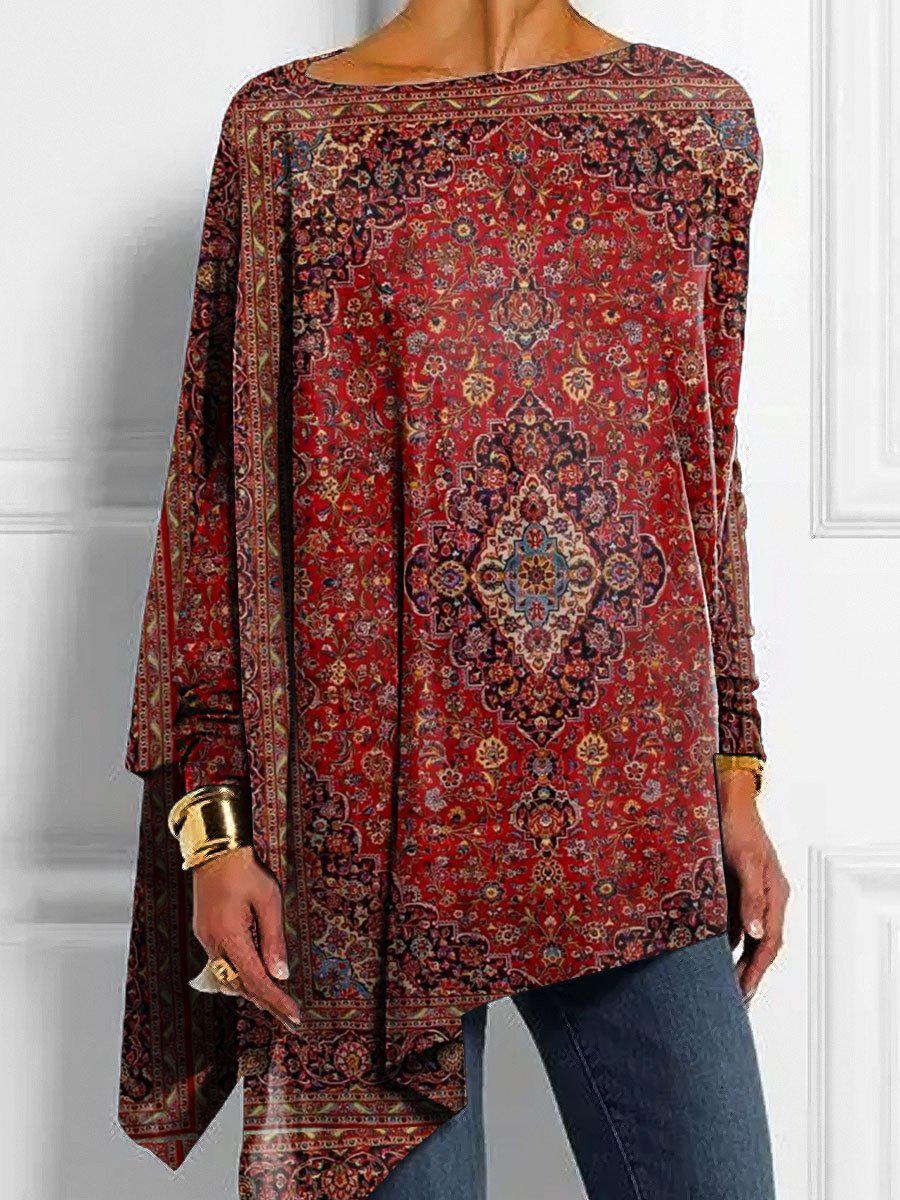 Cary | Attractive Boat Neck Long Sleeve Top
