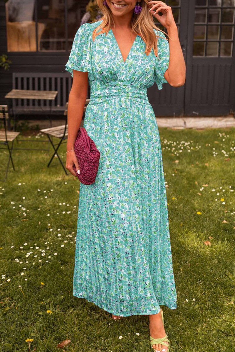 Lavinia | Empire Waist Floral Maxi Dress