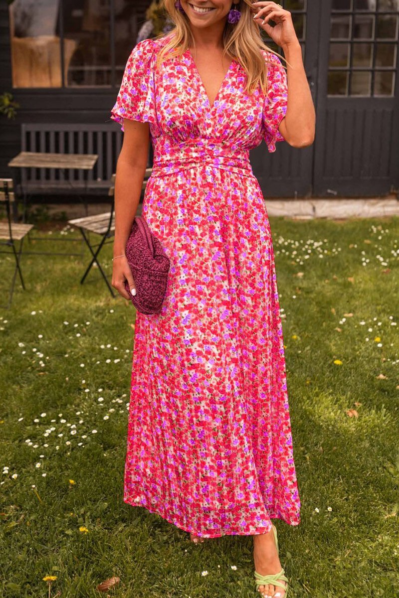 Lavinia | Empire Waist Floral Maxi Dress