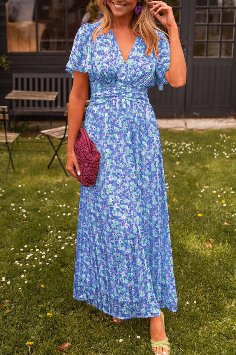 Lavinia | Empire Waist Floral Maxi Dress