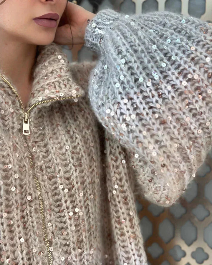 Billie | Glittering Chic Premium Cardigan Sweater