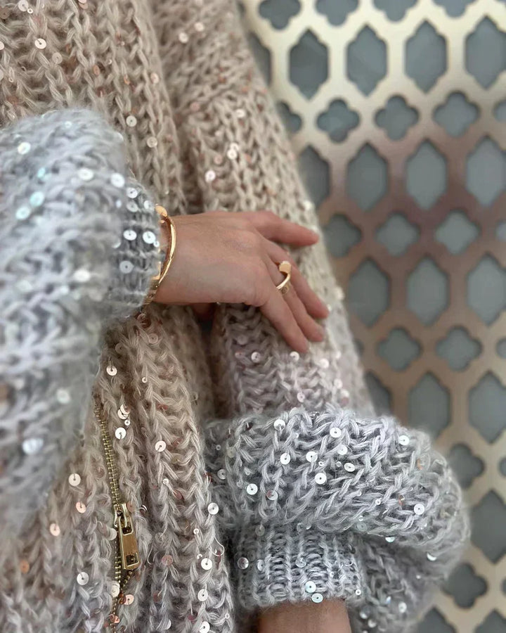 Billie | Glittering Chic Premium Cardigan Sweater