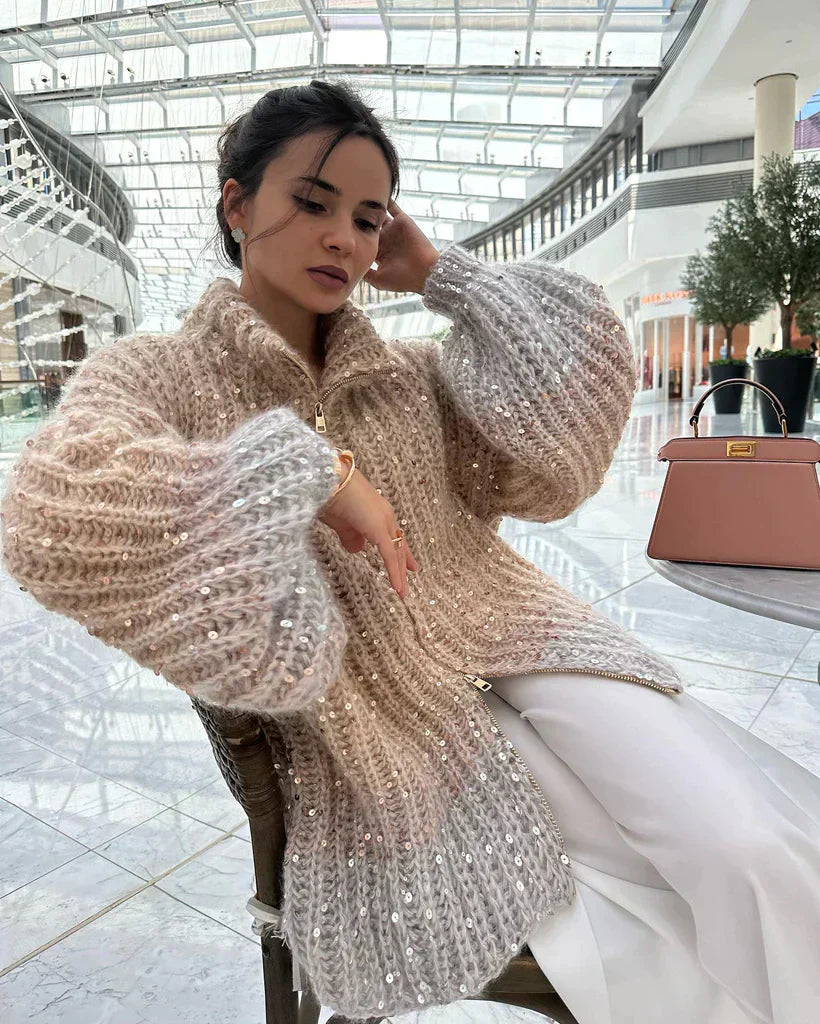 Billie | Glittering Chic Premium Cardigan Sweater