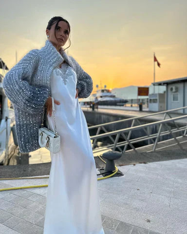 Billie | Glittering Chic Premium Cardigan Sweater