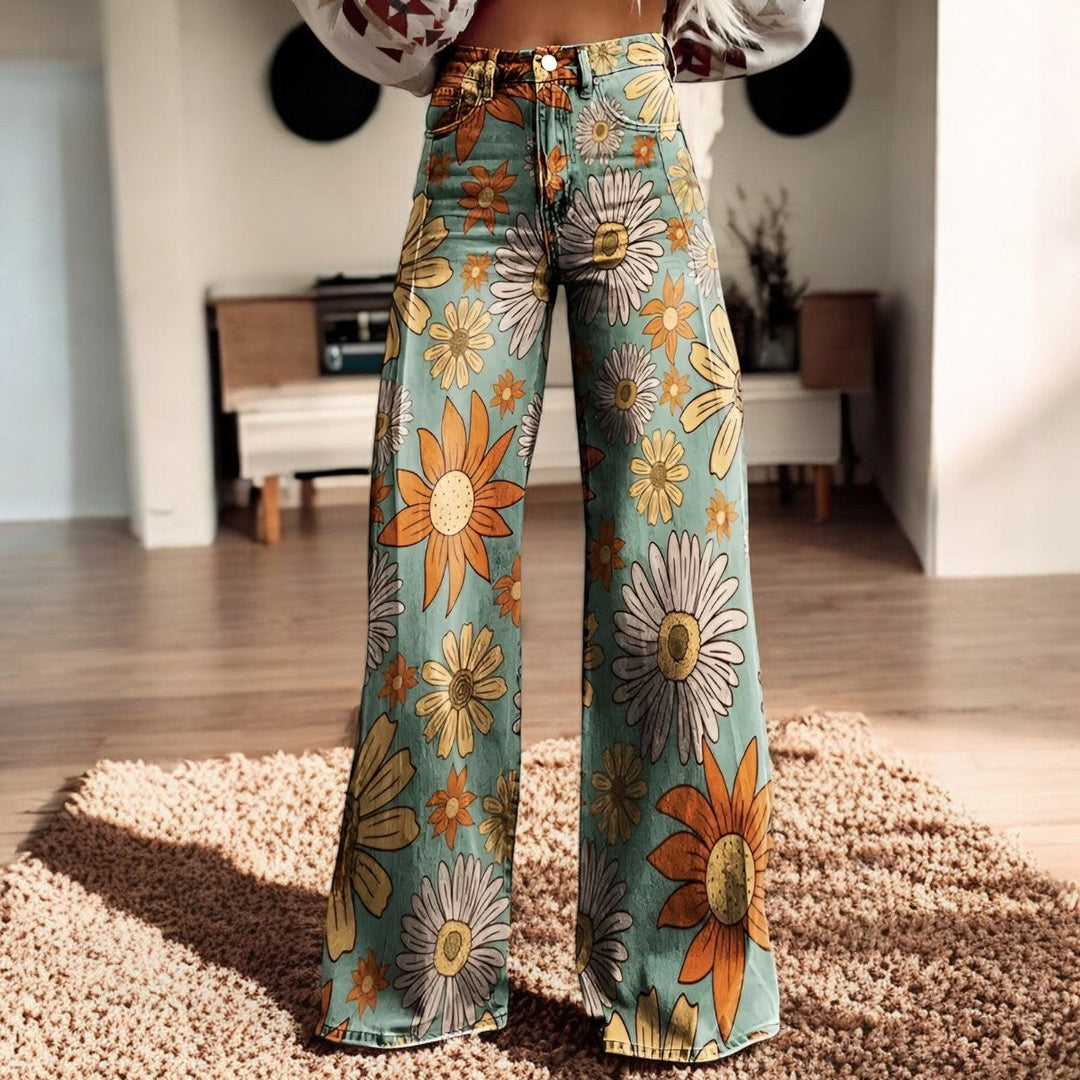 Tapu™ | Floral Print Wide-Leg Pants